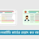 ভোটার আইডি কার্ডের মেয়াদ কত বছর